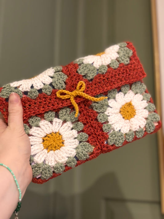 Crochet Daisy Booksleeve 📚🌼
