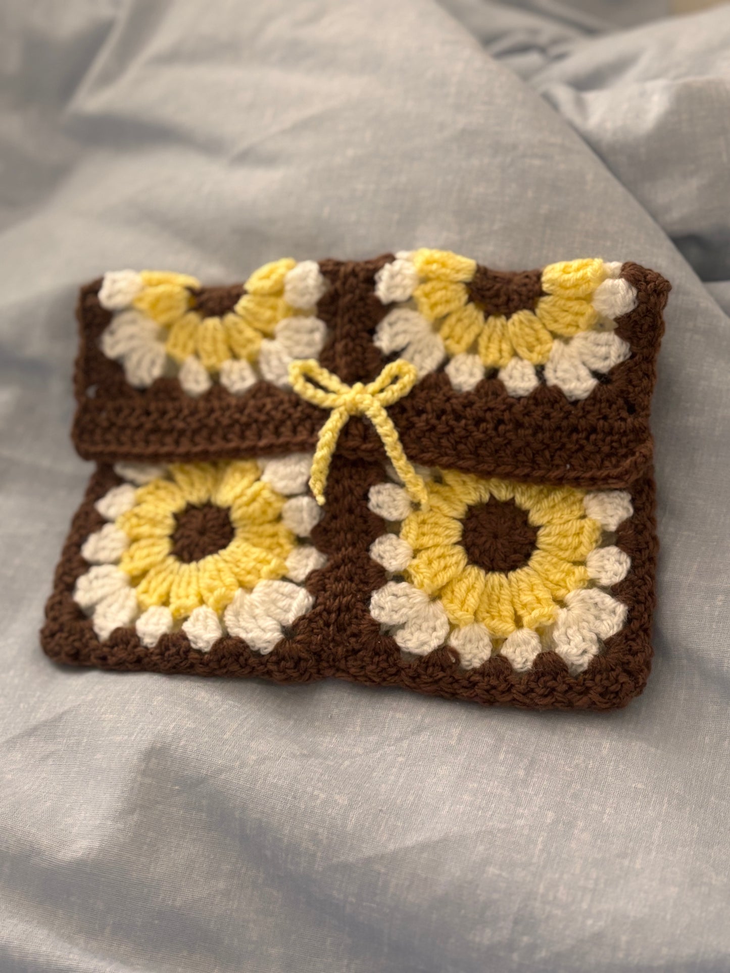 Crochet Sunflower Booksleeve 📚🌻